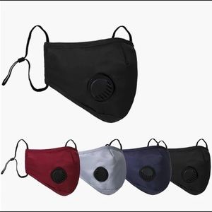 Face cover with 2 filters.